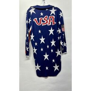 Balboa Womens Stars & Stripes Cotton S/M Cardigan Sweater (A8)